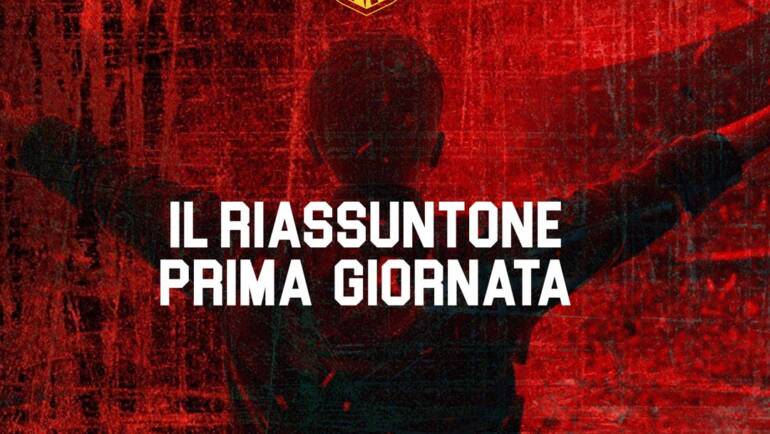 “Il Riassuntone” 1ª Giornata Soccerland